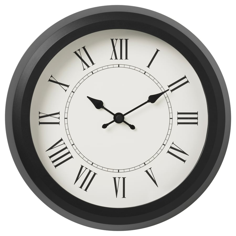 IKEA Black and White Wall Clock